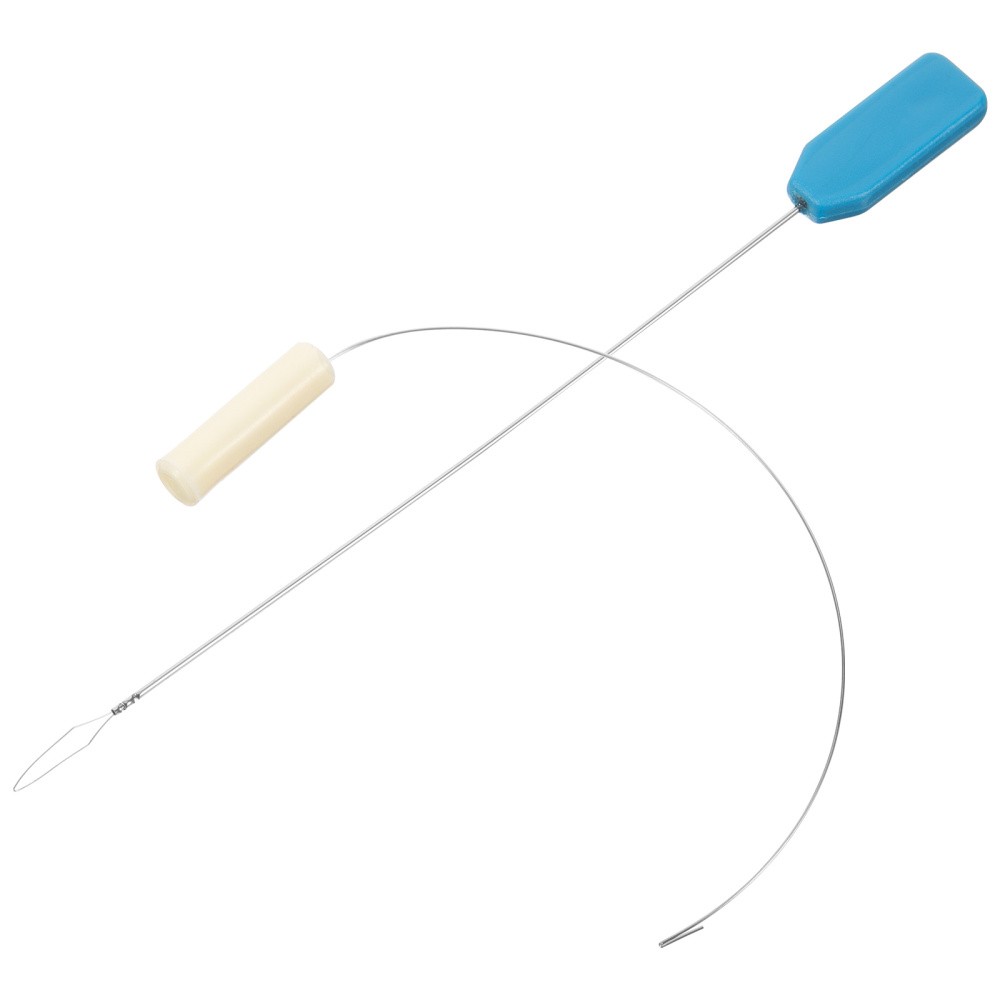Metal Needle Threader for Easy Sewing and Drawstring Threading