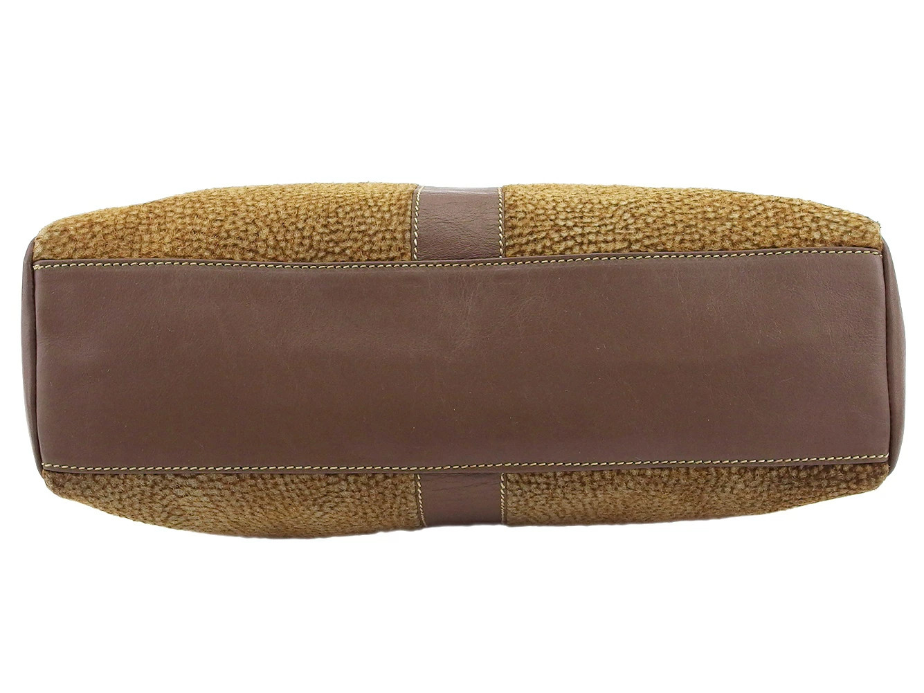 Borbonese Shoulder Bag, Pattern, Beige x Brown x … - image 4