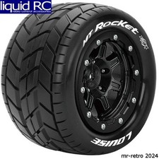 Louise RC LT3328SB Mft Mt-Rocket 1:10 Monster Truck Tires 1/2 Offset 17mm 2pk