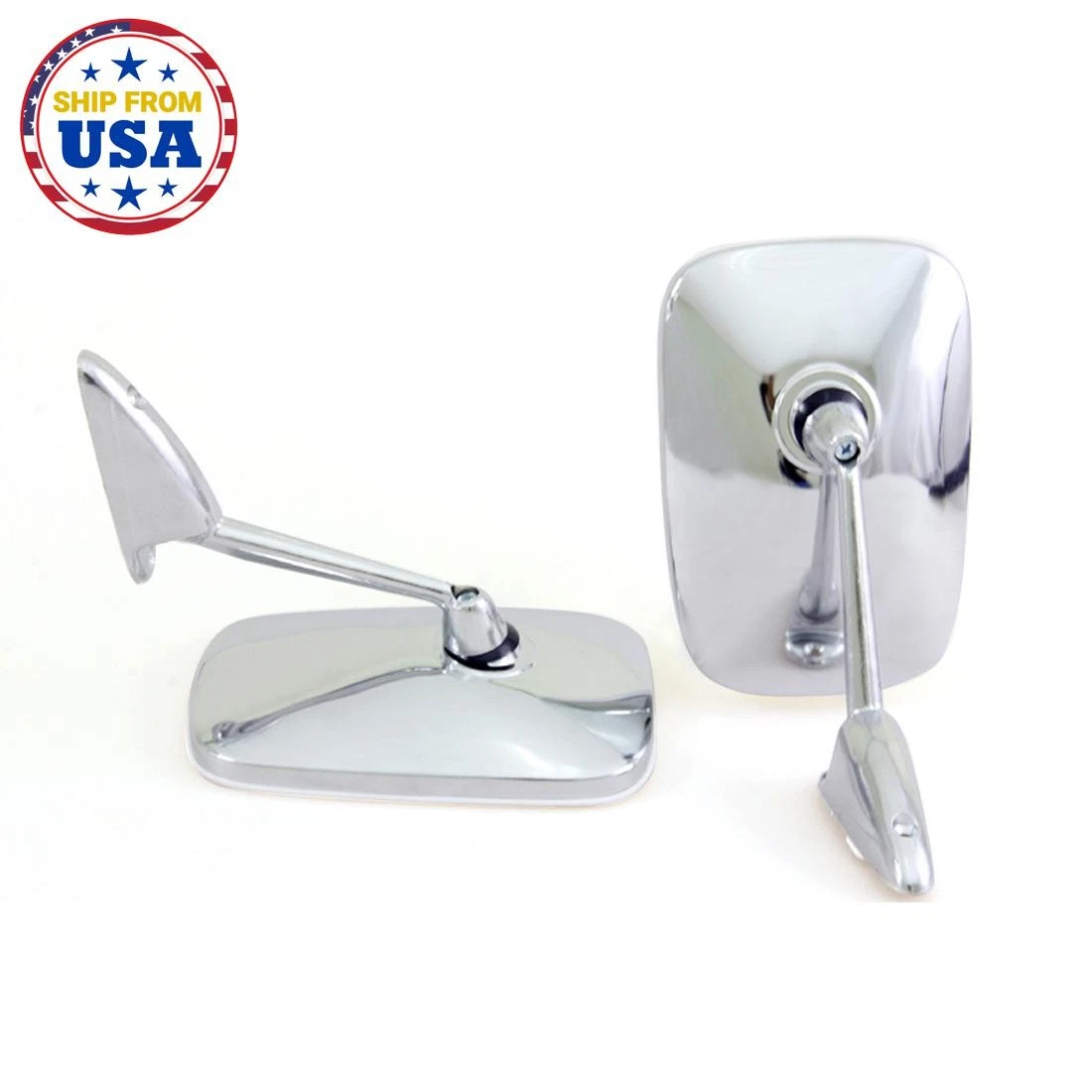 CHEVROLET CHEVY II NOVA SS 350 CHROME DOOR MIRRORS NEW SET LH RH 2 PCS 1961-1979