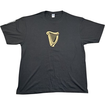 Guinness T-Shirt Extra Large Herren schwarz Baumwolle Man Cave Paddys Day Irish Pub