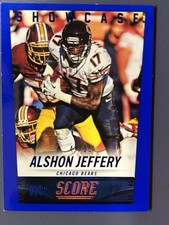 Panini 2014 Score Alshon Jeffery Chicago Bears #40 Showcase Blue /99 NFL Card