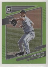 2021 Panini Donruss Optic Lime Green Prizm Lucas Giolito #120 00ab