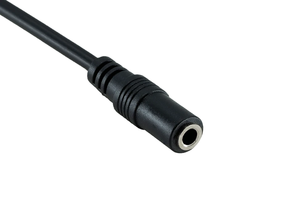 6ft 3.5mm Male to 3.5mm Female Stereo Audio Extension Cable, Black - Image 2 of 3