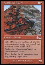 Avalanche Riders - Light Play MTG Urza's Legacy