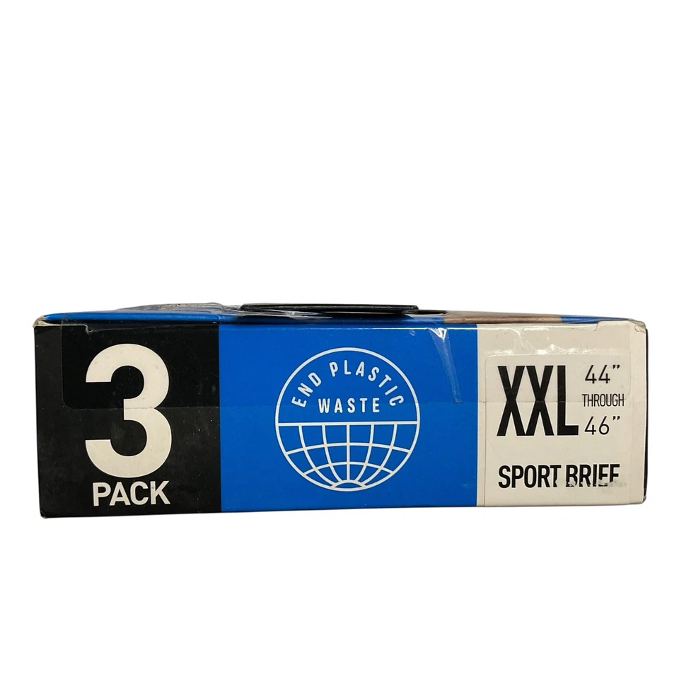 Paquete de 3 calzoncillos deportivos Adidas para hombre talla XXL negros rendimiento algodón Foto 3 de 4