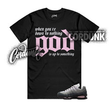 Air Max 95 Pink Foam OG Big Bubble White Black Silver T Shirt Match UTS