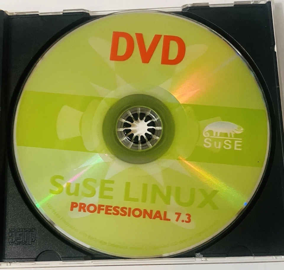 SuSE Linux Professional 7.3 DVD Install Disc | Vintage Linux OS | Tested | 2002 - Image 3 of 4