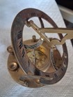 Brass Maritime Sundial Compass with Roman Numeral Dial — photo 4