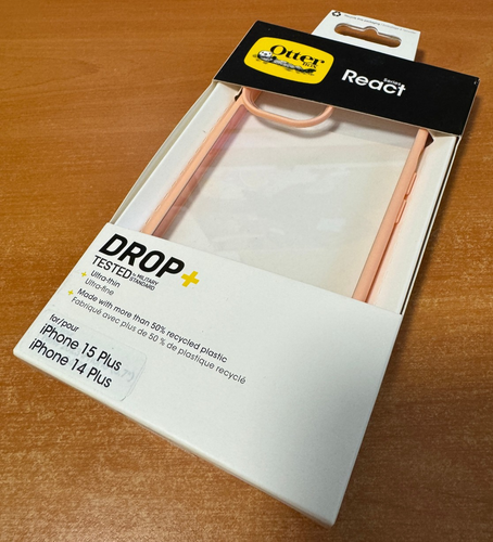 OtterBox React Series Back Case für iPhone 15 Plus/14 Plus Clear/Peach - Bild 4 von 4