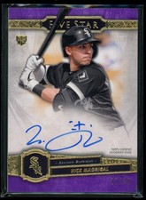 2021 Topps Five Star Nick Madrigal Purple /50 #FSA-NMW RC Auto White Sox