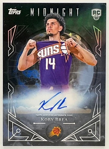 2025 Topps Midnight Koby Brea Sun Rookie Signatures Suns