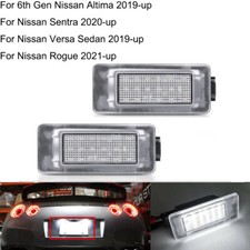 2Pcs For Nissan Versa/Altima/Sentra 2020-up White LED License Plate Lights Lamp