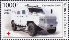 KATMERCILER ZIRHLI Armoured Military Ambulance Car/Truck Stamp (2023 Niger)