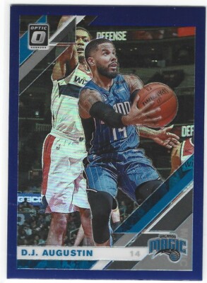 D.J. AUGUSTIN 2019-20 DONRUSS OPTIC PURPLE PRIZM MAGIC S4