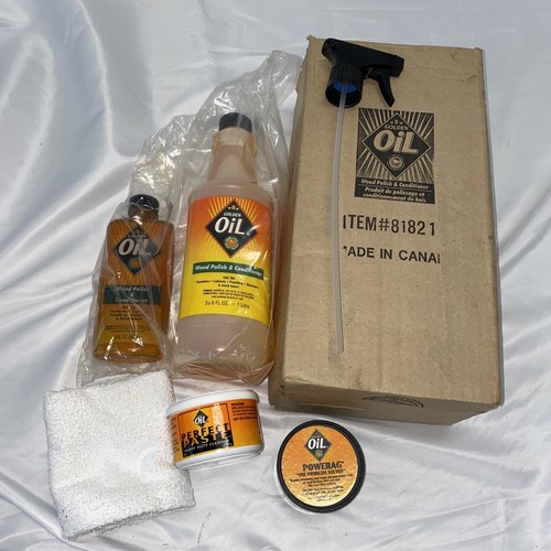 Golden Oil Wood Polish & Conditioner Kit eBay