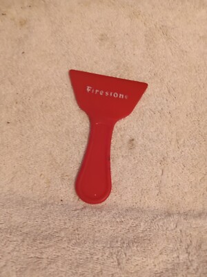 Vintage Plastic Firestone Small Windshield Scraper