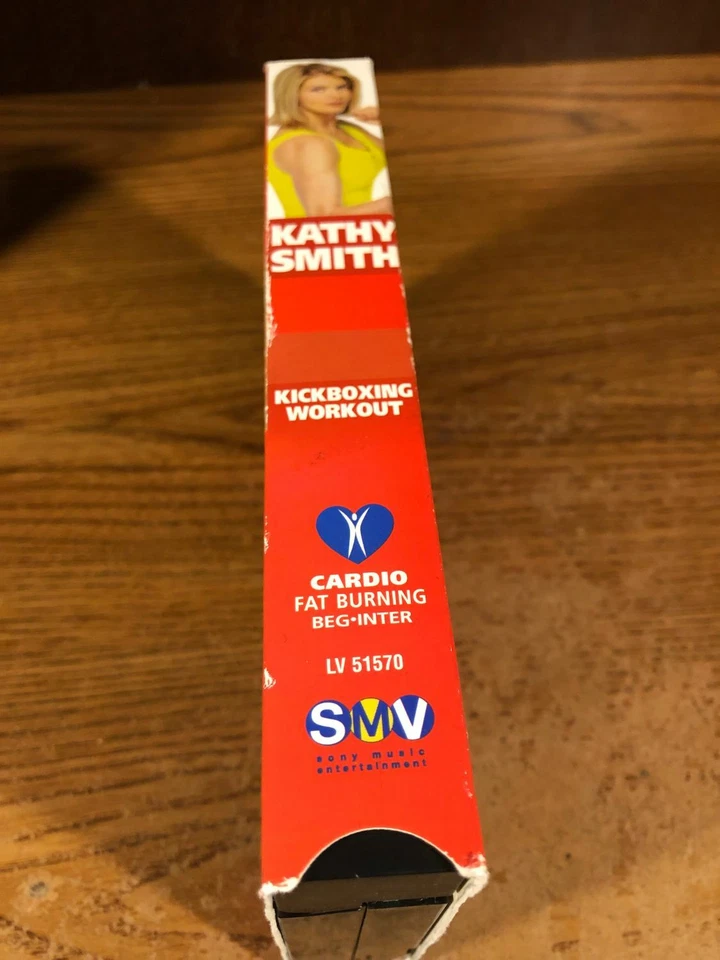 Kathy Smith Kickboxing Workout VHS VCR Video Tape Movie Used  Foto 4 de 4