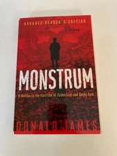 Monstrum by Donald James (1997) Advance Uncorrected Proofs (ARC)