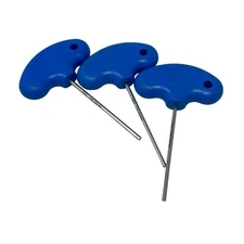 Lot of 3 Big Kaiser T-Handle Hex Keys 2mm