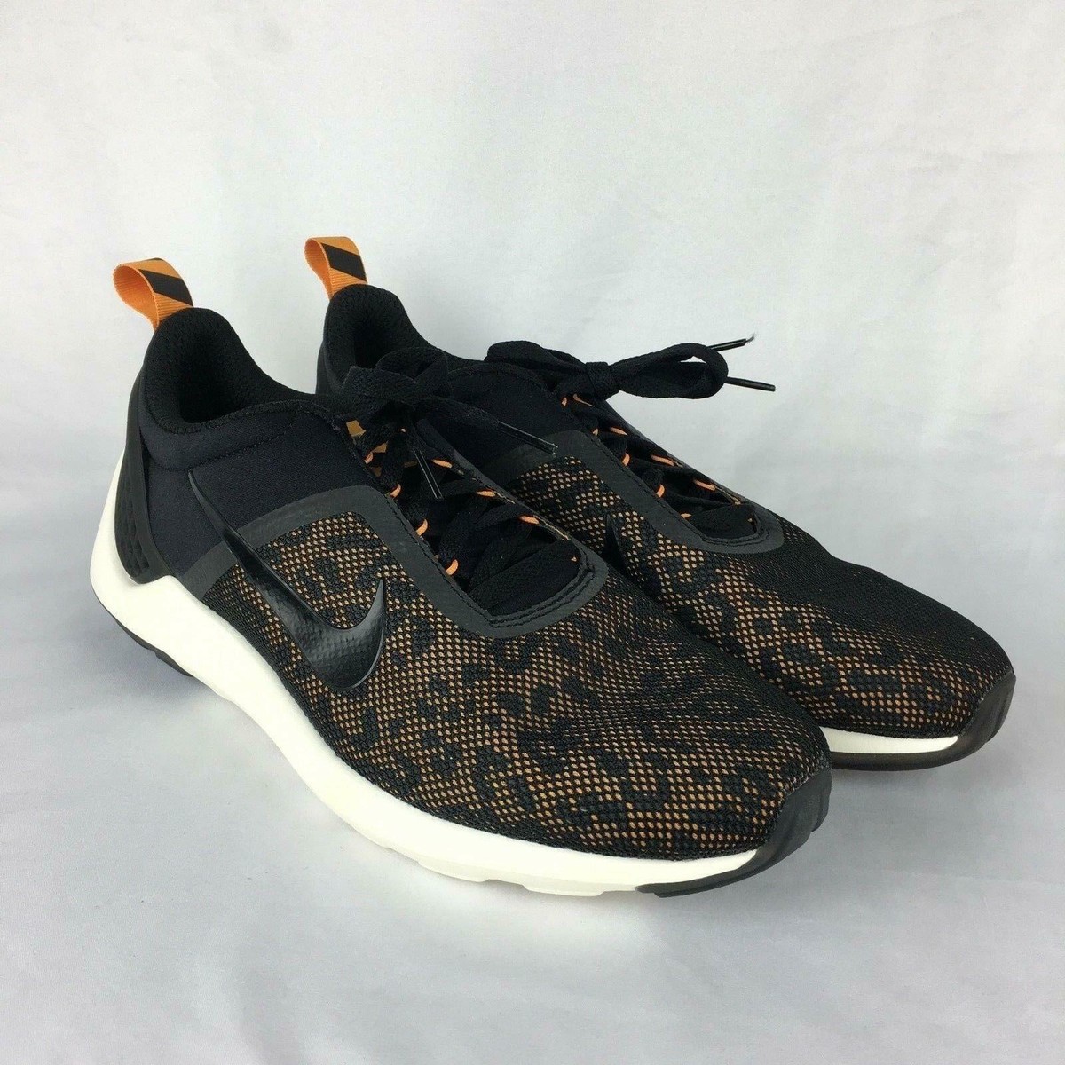 Nike Lunarestoa Premium QS Black Leopard Run Train Sneakers Mens 12  807791-008