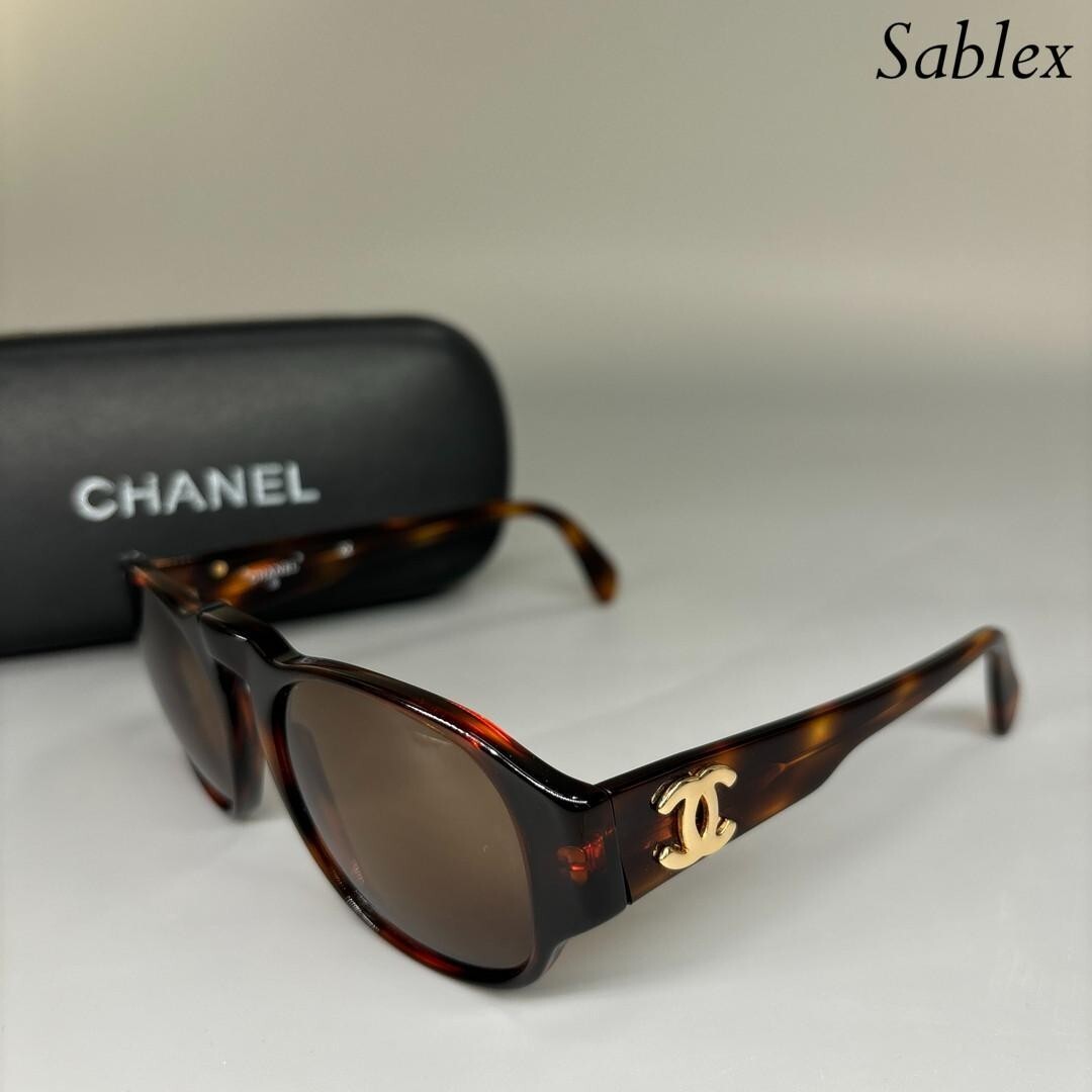 CHANEL Sunglasses Square Shape Coco Mark Used | eBay