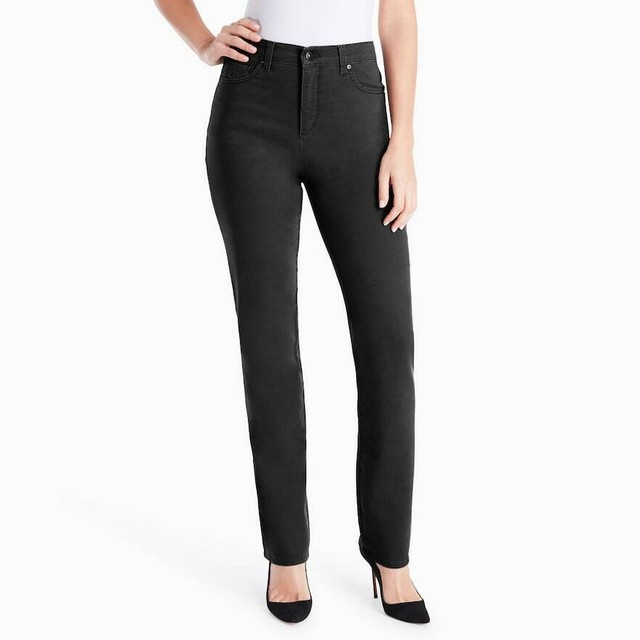 gloria vanderbilt black stretch jeans
