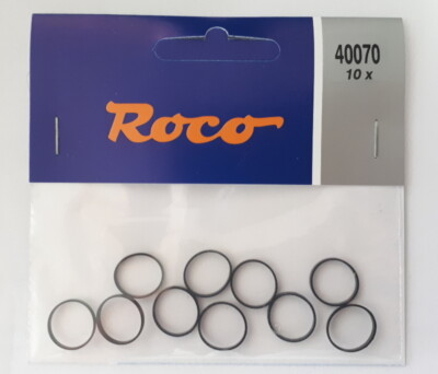 Roco 40070 Haftreifen für H0 - Lokomotiven, NEU, OVP, 10 Stück