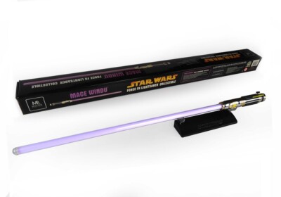 MR Master Replicas Star wars Mace Windu FX lightsaber non-Hasbro