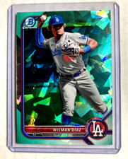 Aqua Refractor #'d/99- 2022 Bowman Chrome Sapphire #BCP-239- Wilman Diaz Sp Rc