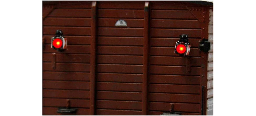 Viessmann H0 5069 Zugschlusslaternen mit LED - 2 Stück