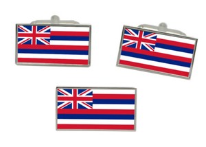 Hawaii Bandiera Usa Gemelli E Fermacravatta Set Ebay
