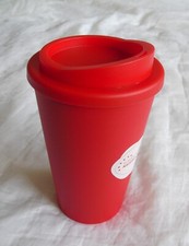 Thermobecher Americano 350 ml Kaffeebecher to go Rot Kaffeetasse Mikrowellensafe