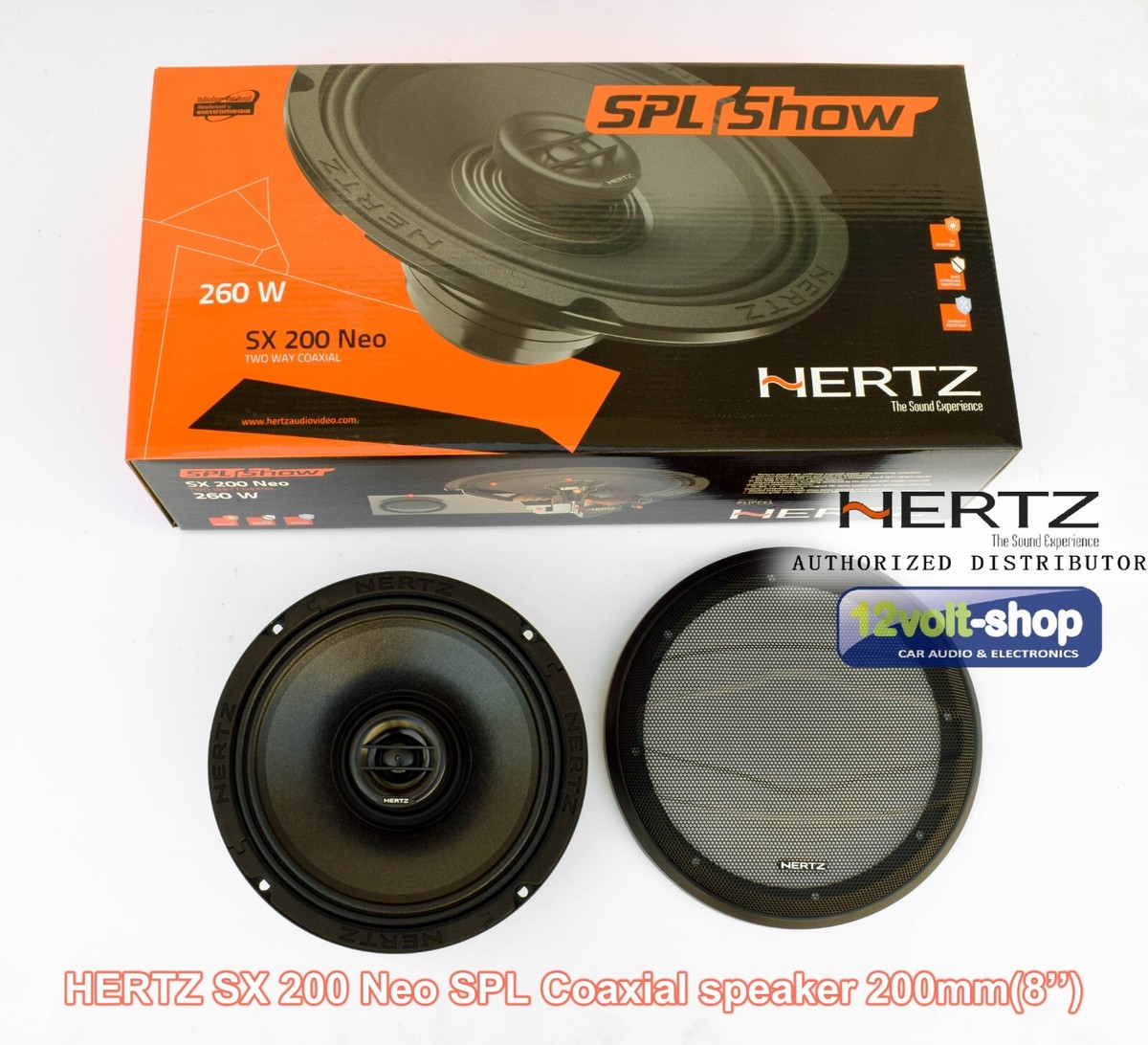 HERTZ SX 200 Neo SPL Show 200mm(8'') Compact Coaxial Speakers