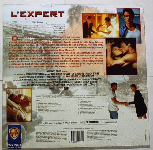 L'expert (1994) LASERDISC PAL VF - Photo 2/2