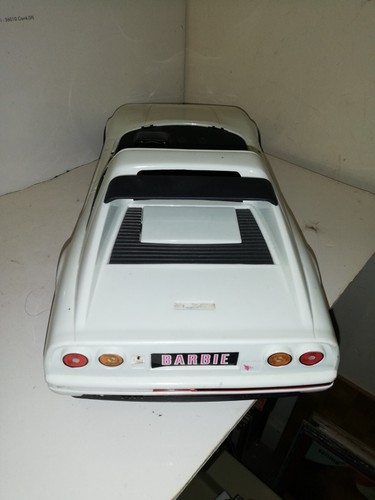 VOITURE FERRARI 328 GTS BLANCHE    BARBIE MATTEL VINTAGE 1986 - Afbeelding 4 van 8