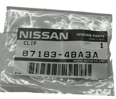 本A-13 7 8 ③ ④ NISSAN 87183-4BA3A CLIP 871834BA3A GENUINE PARTS, NISSAN