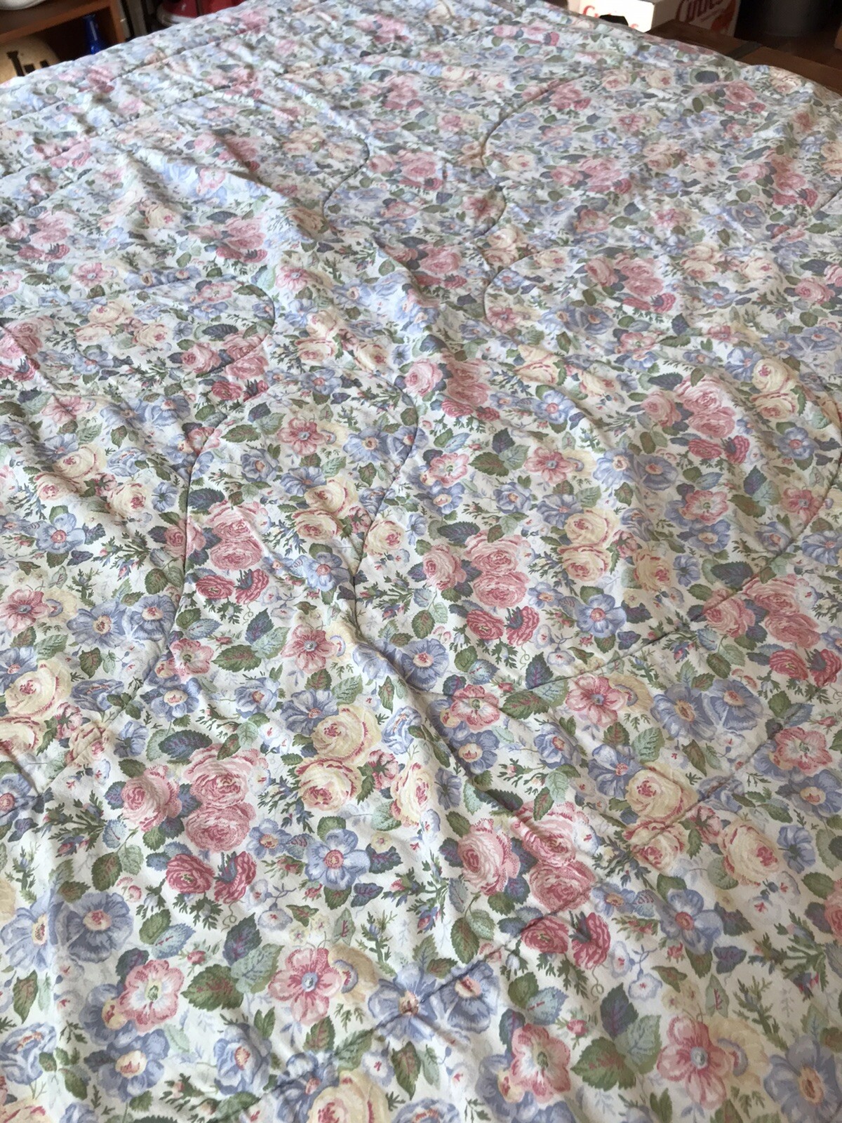 Vintage Laura Ashley Sycamore Quartet Twin Comforter Floral Cottage