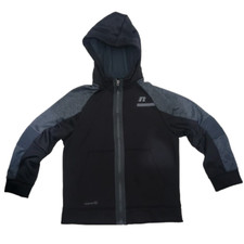 Russell Athletics Child  s Size M Black And Gray Zippered Hoodie