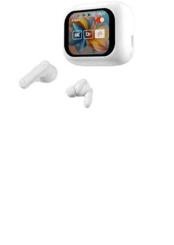 Wireless Bluetooth 5.4 Earbuds Touch Screen. Powerful Sound Noise Cancellation
