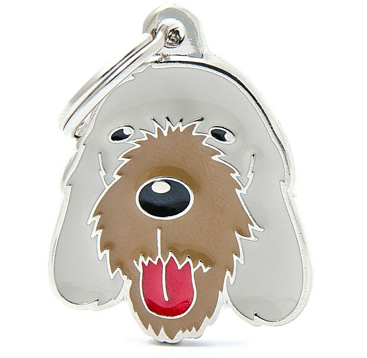 Italian Spinone Dog ID Tag (54) - Engraved Personalised - Charm - Keyring