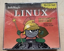 Linux Developer's Resource Infomagic KNIGHT 6 CD Set Red Hat Slackware Kernel