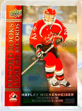 2023 TIM HORTONS HOCKEY UD RECORD BOOKS RB-15 HAYLEY WICKENHEISER