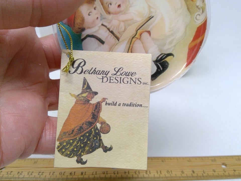 Juego de 3 adornos de Halloween de vidrio Bethany Lowe Foto 4 de 4