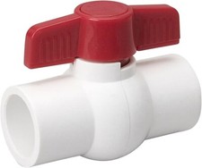 Proline 107-633 PVC Ball Valve 1" White