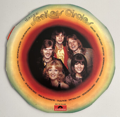 NEW SEEKERS Circles LP 33rpm 12'' UK 1972 RARE CIRCULAR FOLD-OUT SLEEVE VG+/VG+