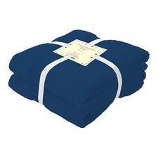 2 Piece Combed Cotton Bath Towels Set Luxury 27x54 Inch 600 GSM