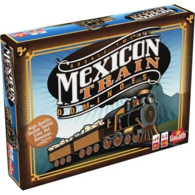 Goliath Toys 376228 Domino Spiel Mexican Train High Quality Doppel 12 Neu