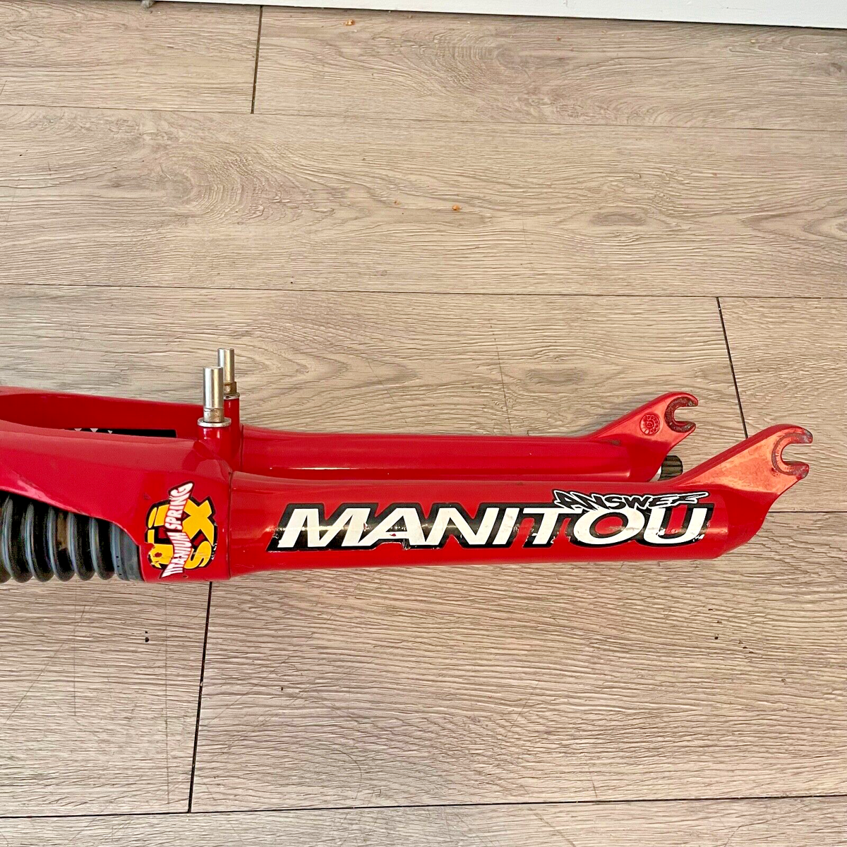 Vintage Answer Manitou TI Spring Titanium Fork 1 1/4” Threadless
