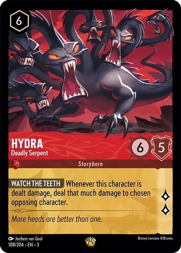 HYDRA Deadly Serpent Legendary #108/204 EN 3 INTO THE INKLANDS
